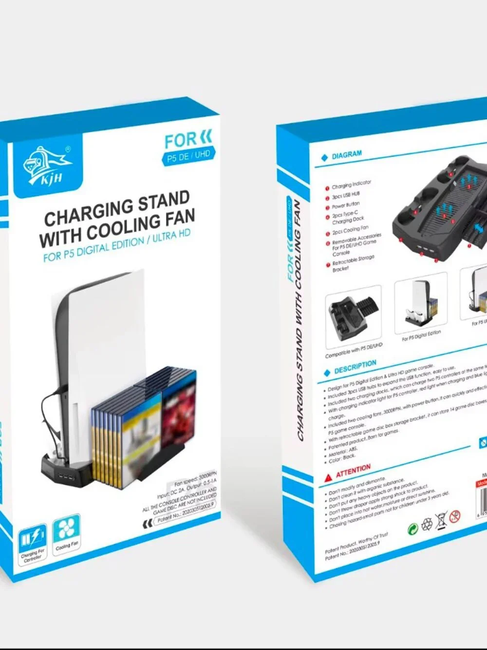 COOLING STAND FOR PS5/FAT
